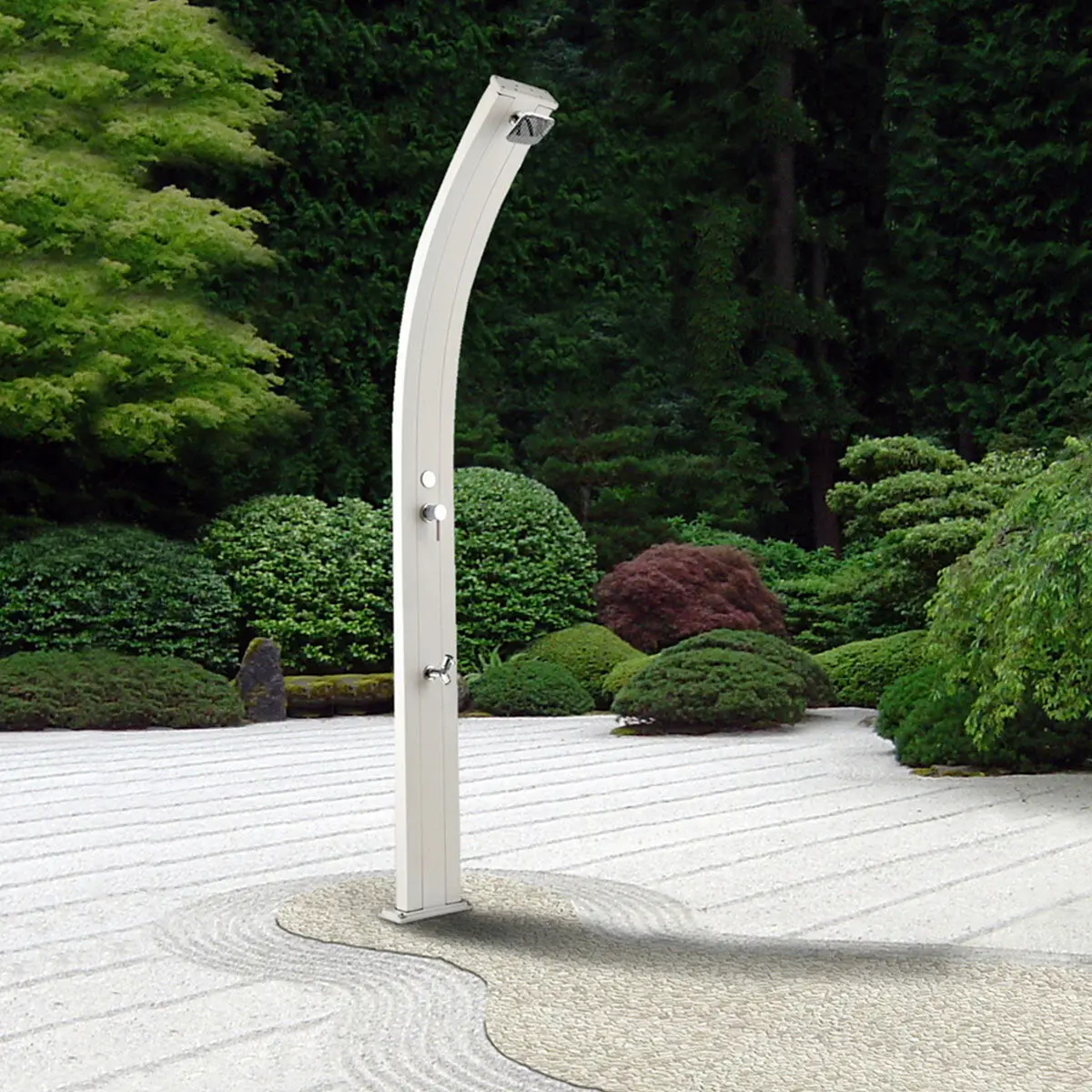 Doccia da giardino Arkema Spring A125 con lavapiedi Sabbia - Image 4